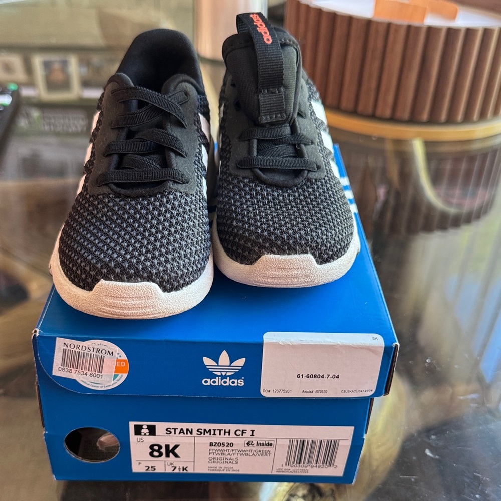 Adidas Kids Stan Smith CF I Black Sneakers